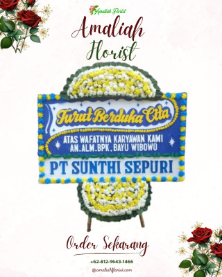 Papan Bunga Duka di Rijali